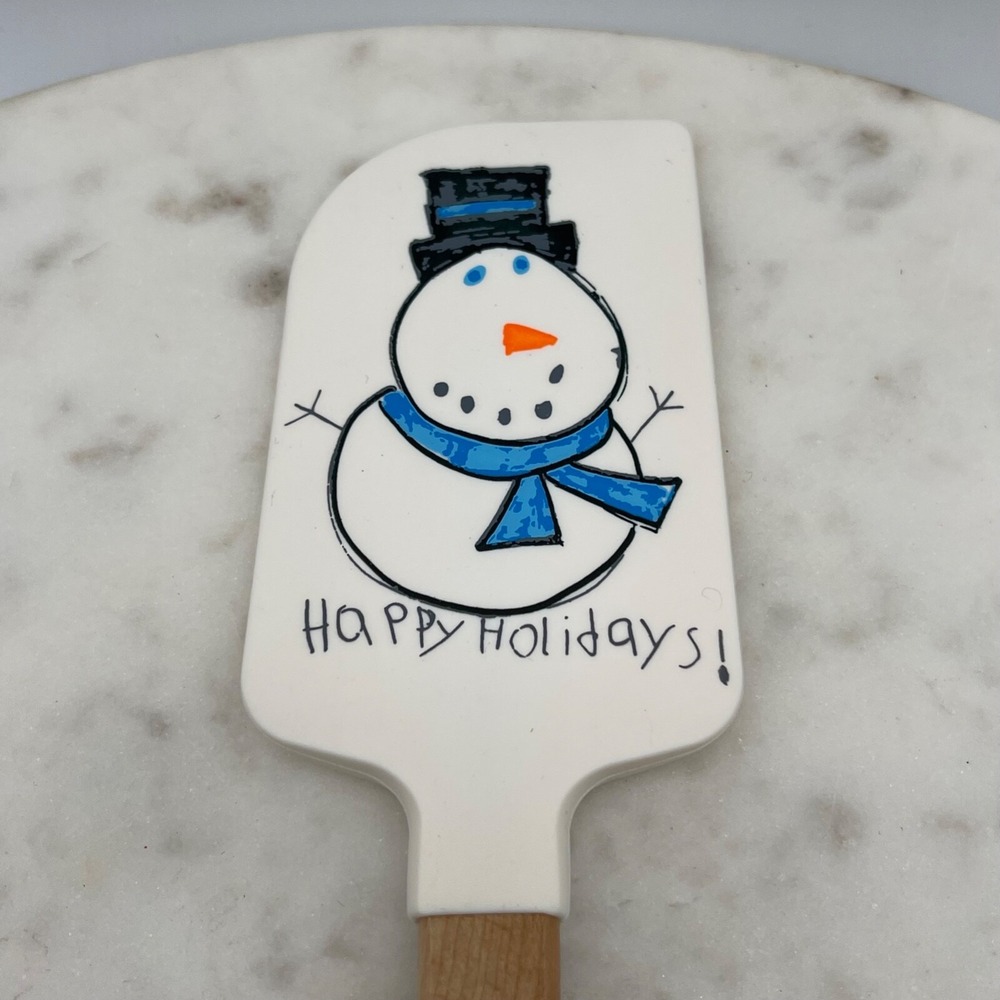 Williams-Sonoma Kitchen Spatula with Happy Holiday's Snowman St. Jude's Hospital